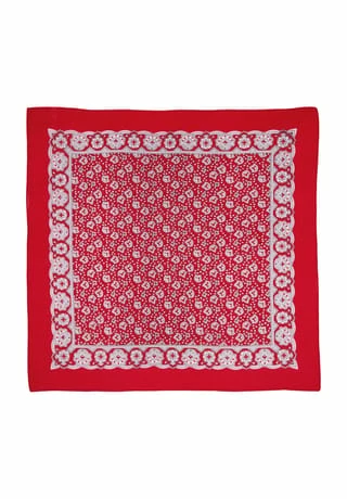 Stuco Taschentücher Bandana, Baumwolle, Print Rot 2 Stuco Taschentücher Bandana, Baumwolle, Print Rot – Bild 2