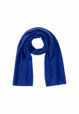 HALLHUBER Kaschmirschal Aus Feinstrick Cobalt Blue 1 HALLHUBER Kaschmirschal Aus Feinstrick Cobalt Blue