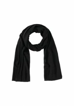 HALLHUBER Kaschmirschal Aus Feinstrick Black