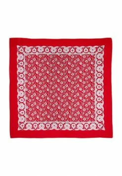 Stuco Taschentücher Bandana, Baumwolle, Print Rot