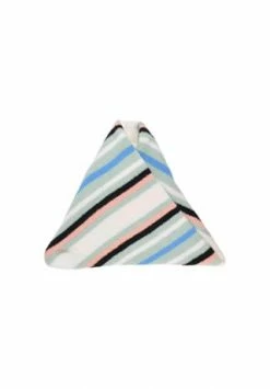 SEEBERGER Strick Schlauchschal Mit Streifendesign 18841-0 Acqua/ Offweiss