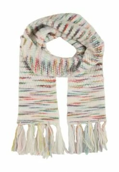 SEEBERGER Schal 18845-0, 1830 OFFWEISS / R, 99 1830 OFFWEISS/ R