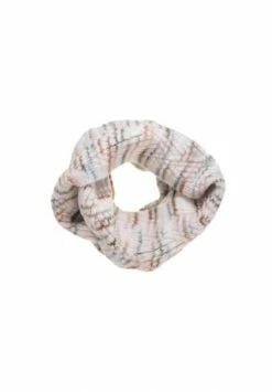 SEEBERGER Strick Schlauchschal 64x29cm Mit Mehrfabigem Muster 18846-0 Offweiss/ Muskat